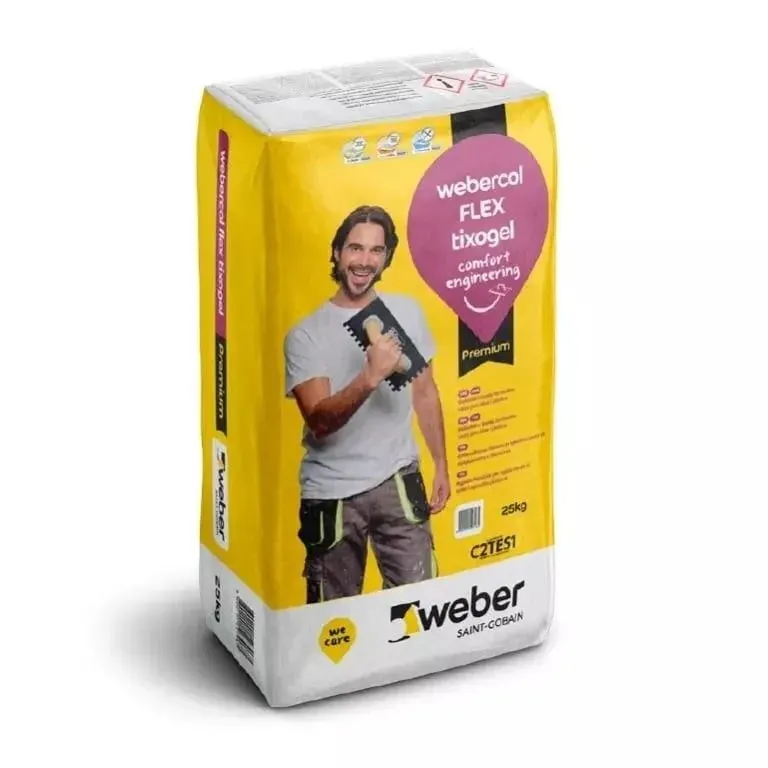 webercol flex Tixogel Premium lepak za pločice, sivi – Weber