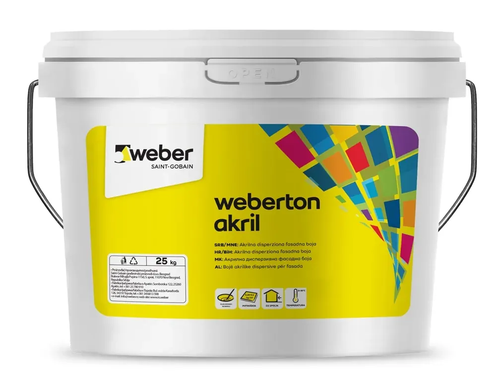 weber.ton Akril fasadna boja, bela – Weber