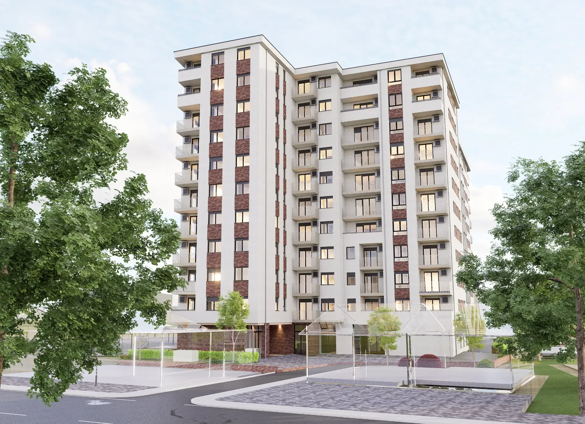 Neues Wohngebäude von Dacić Prom in Novi Pazar