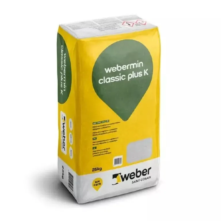 weber.min Classic Plus mineralni malter, 2 mm rille – Weber
