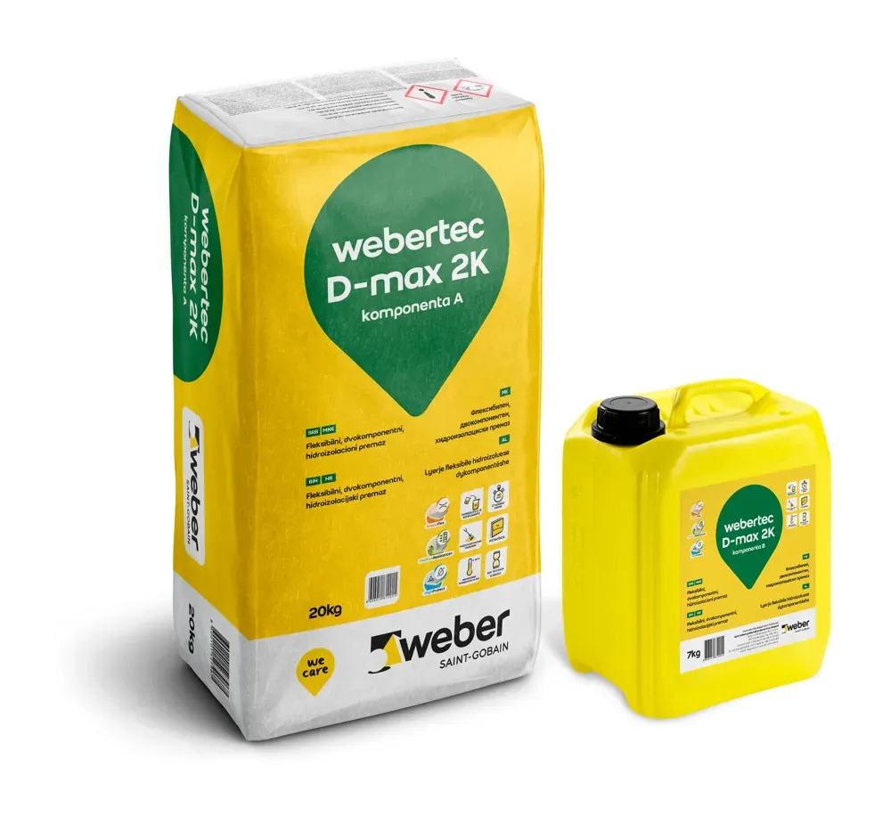 weber.tec D-Max 2K dvokomponentna hidroizolacija – Weber
